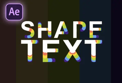 Shape Text Animation